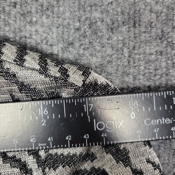 ADDITIONS BY CHICOS Silver Black Zebra Animal Print Cardigan SIZE 3 US XL 16 - Picture 5 of 10